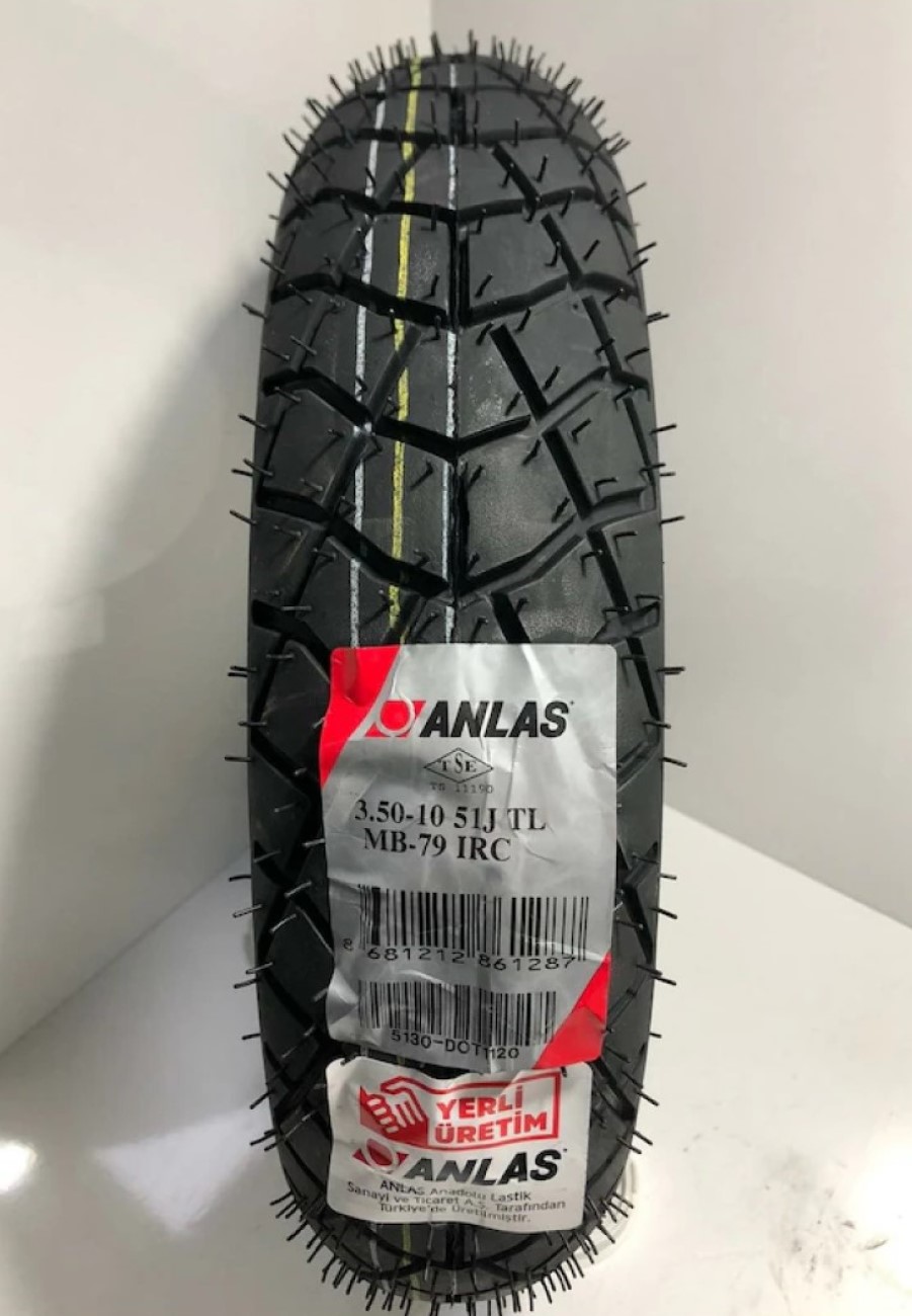 Anlaş/İrc  350*10 3.50-10 350X10 Scooter Dış Lastik Irc Anlaş Mb79 4 Mevsim