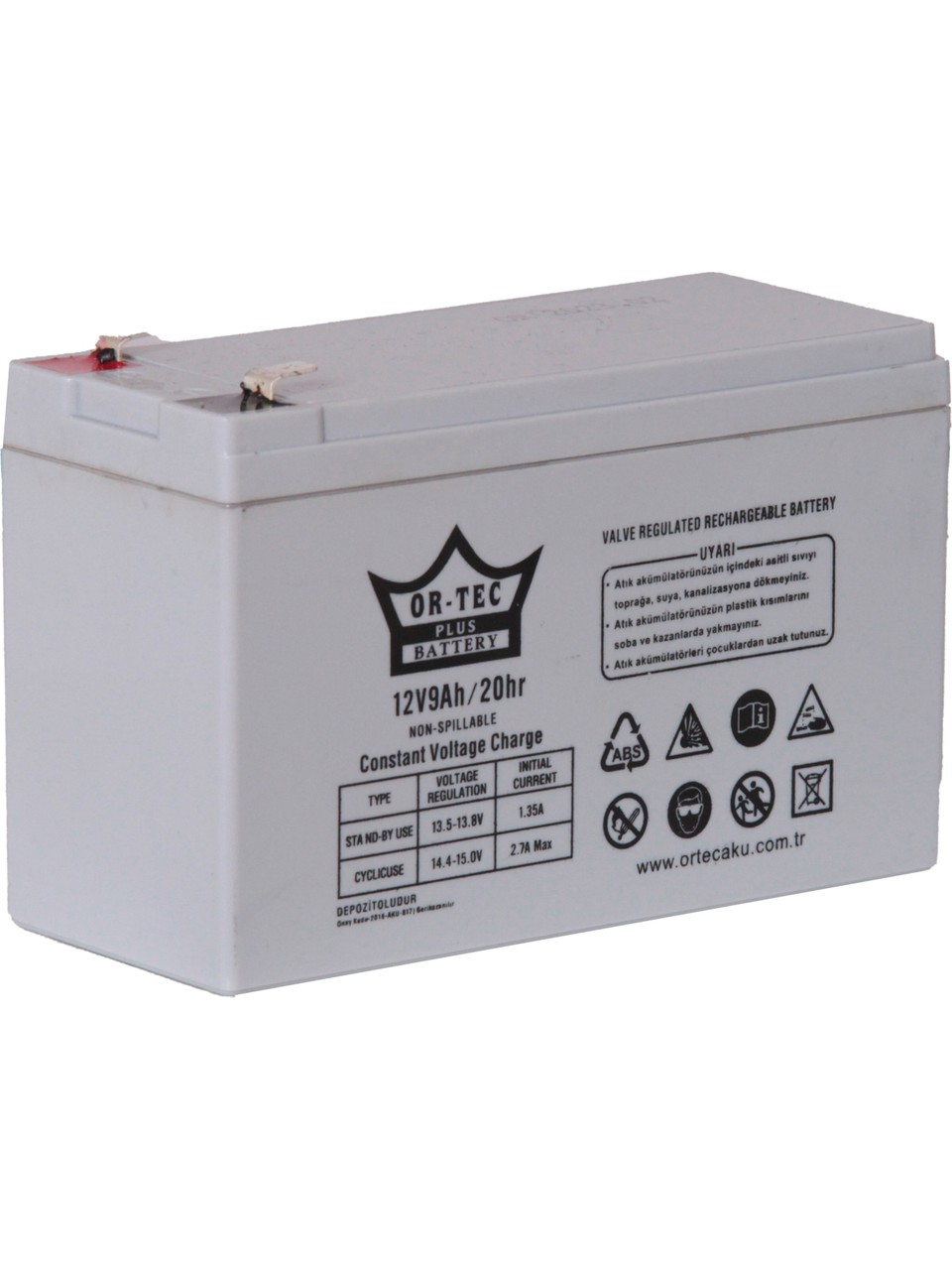 ORTEC Akülü Çocuk Arabası Aküsü 12v 9a Pil Akü