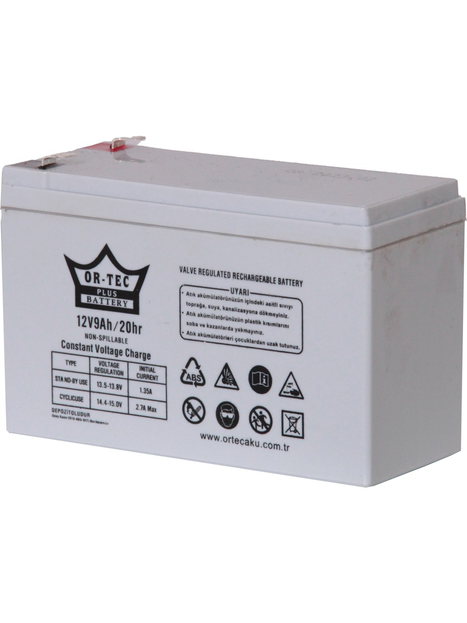 ORTEC Akülü Çocuk Arabası Aküsü 12v 9a Pil Akü