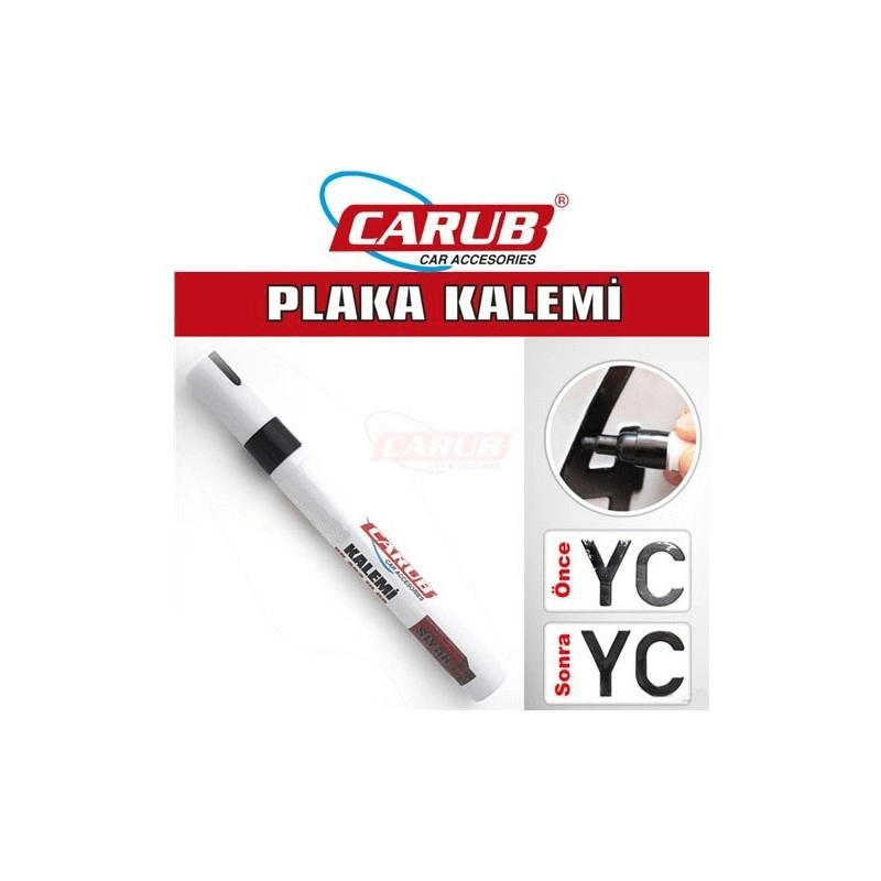 CARUB Plaka Boyama Kalemi Carub Siyah