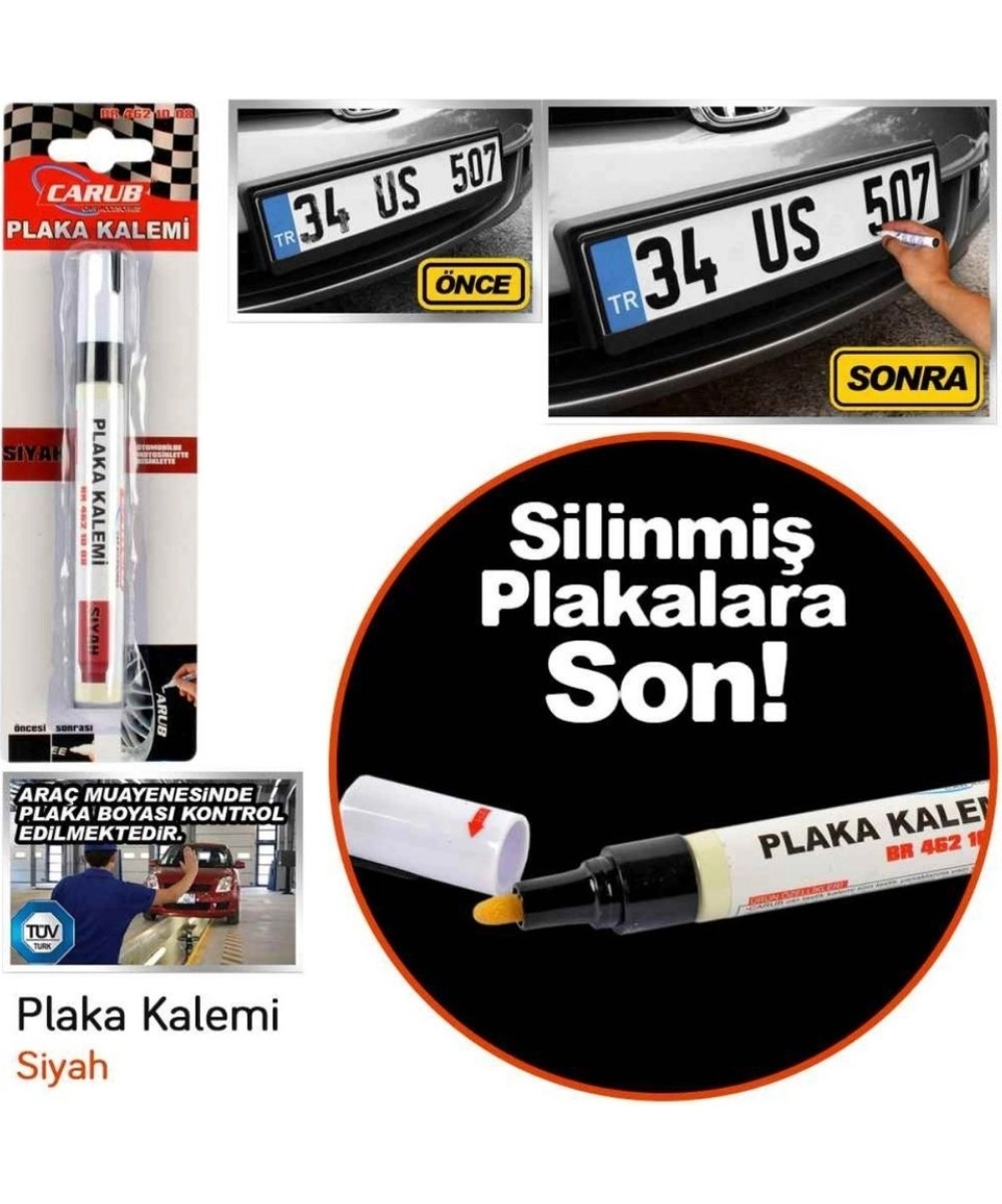 CARUB Plaka Boyama Kalemi Carub Siyah