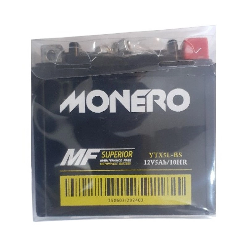 MONERO AKÜ YTX5L-BS 12V5AH 2003-2007 KTM 525 EXC/ 2009-2011 530 EXC