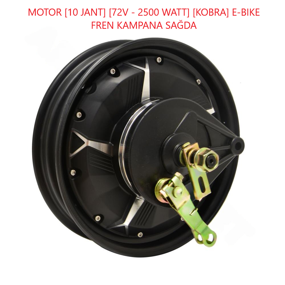 Monero Elektrikli Bisiklet E BİKE ARKA JANT MOTOR 72V 2500 WATT 10.JANT 