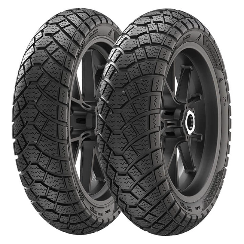 Anlaş Anlas Takım Mondial Fury Ritmica 110 90/90-12 ve 3.50-10 SC500 Kış Lastiği Ön Arka Set