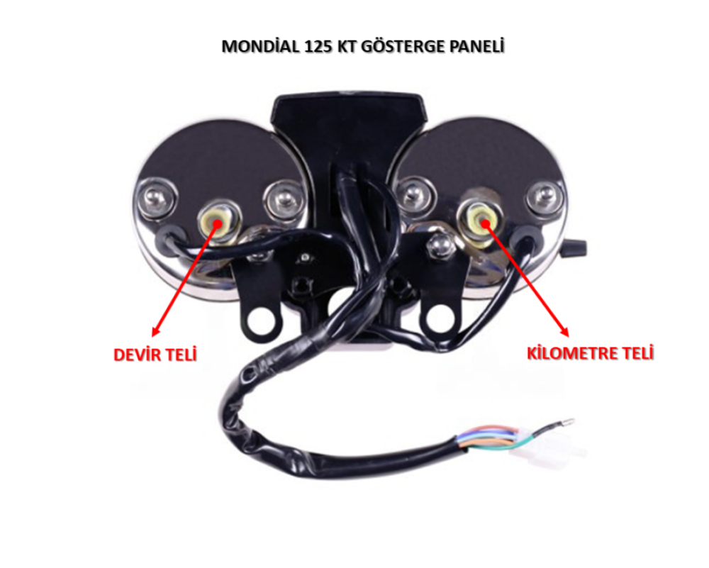 Monero MONDİAL 125 KT GÖSTERGE PANELİ KOMPLE