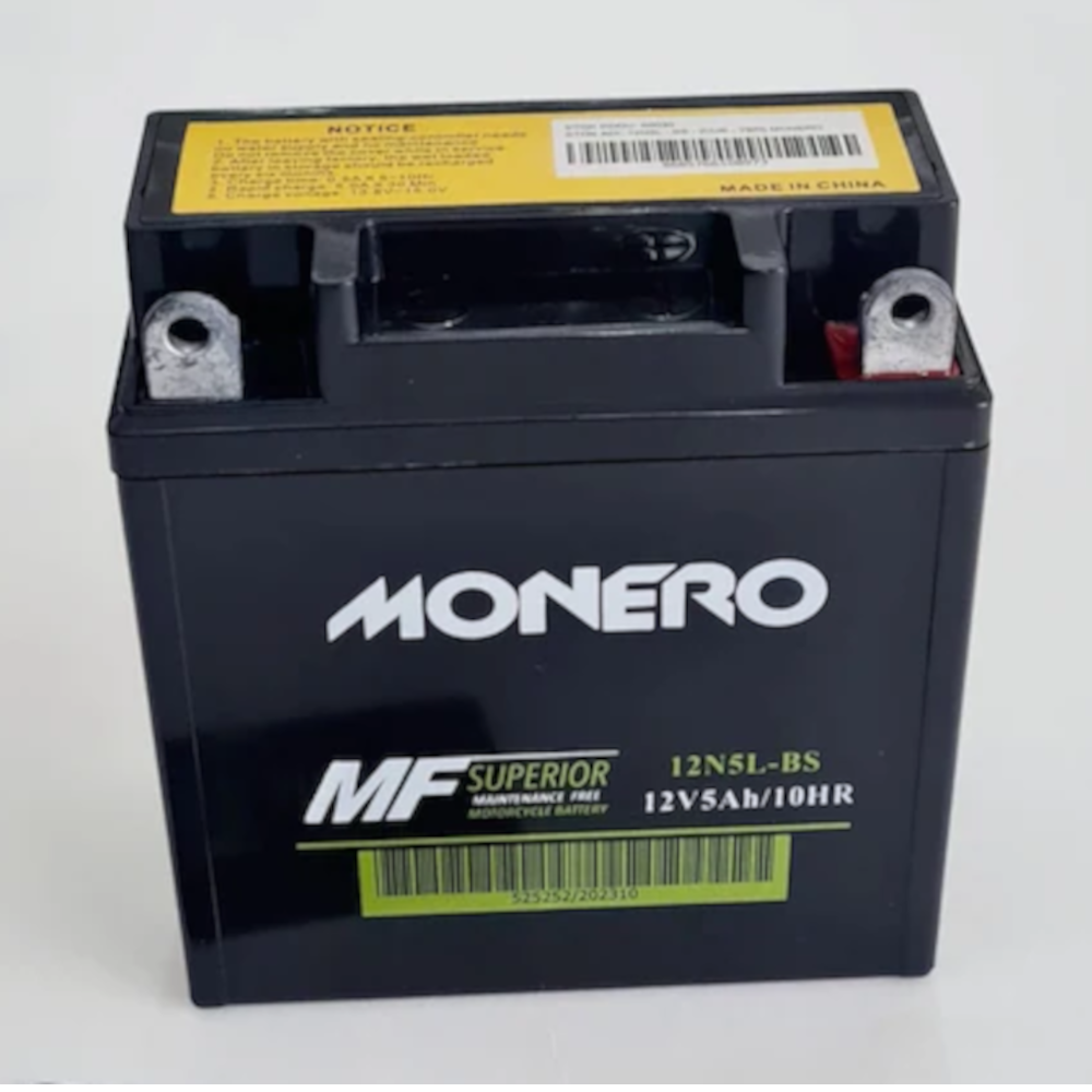 Monero Motosiklet Aküsü 12v 5a Cup Ybr Serisi Uyumlu