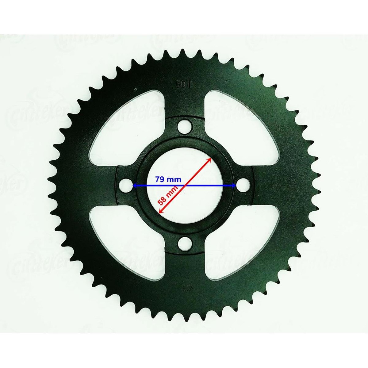 GMS Cross Cg 125 150 Arka Dişli 50T Takozlu Göbek İçin