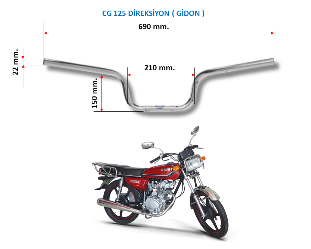 NCR CG 125 DİREKSİYON ( GİDON )