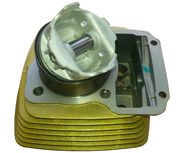 GMS Küba Çita Cg 150 Silindir Seti 13P 69 Boy 62mm Piston Sarı Gold