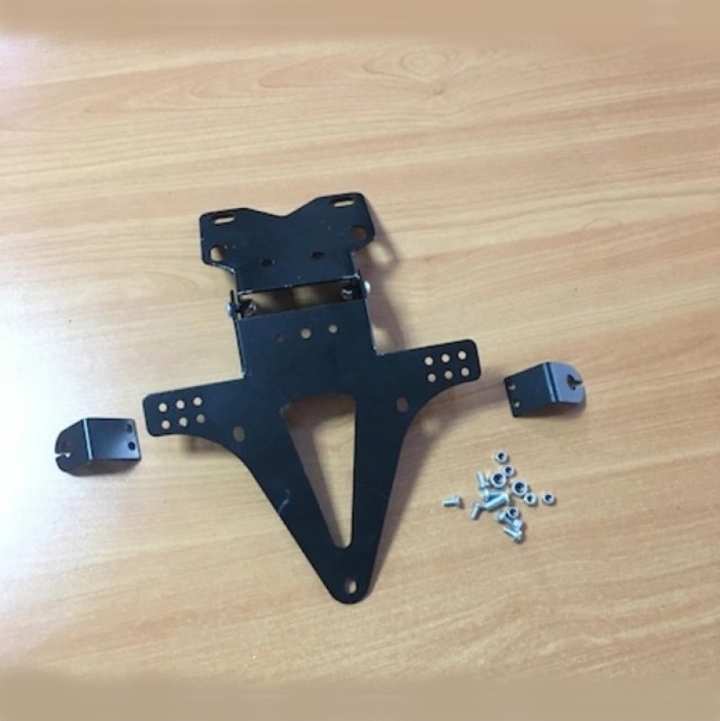 GMS Motosiklet Plakalık Ayarlanabilir Katlanabilir - Sinyal takılabilir