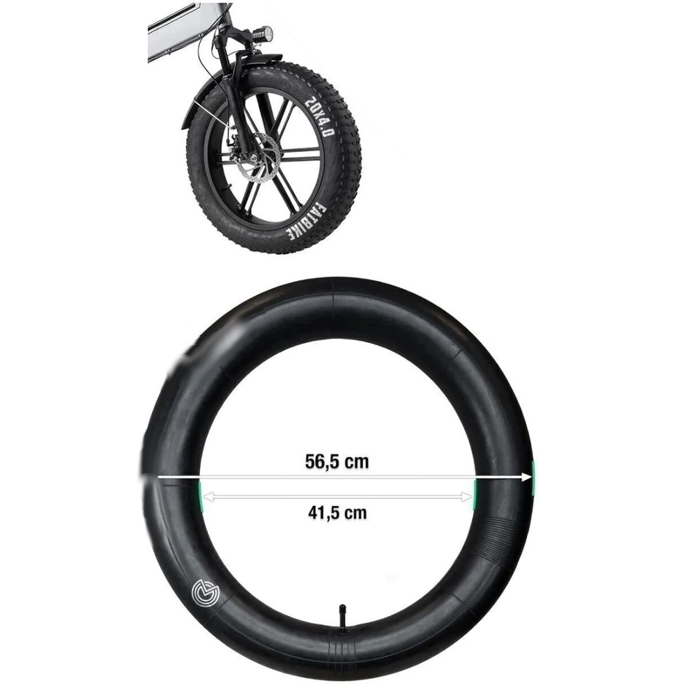 Servis 20 x 4.00 Fat Bike Elektrikli Bisiklet Pedal Destekli İç Lastik 