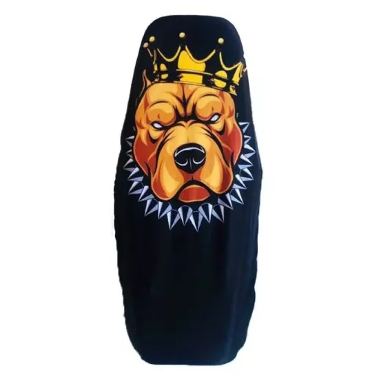 GOGO Cup Cg Drift Ybr Cbf Uyumlu Universal Koltuk Kılıfı Siyah Pitbull Kafa