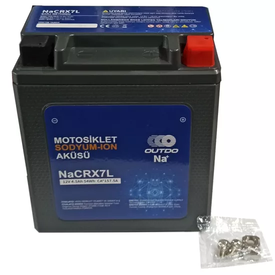 OUTDO NaCRX7L - 12N9L [113*70*130/T] SODYUM ION -OUTDO AKÜ 2 Yıl Garantili