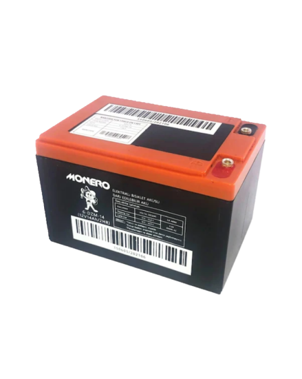 Monero Akü 12v 14 ah Elektrikli Bisiklet Aküsü Volta vsm vsc vst