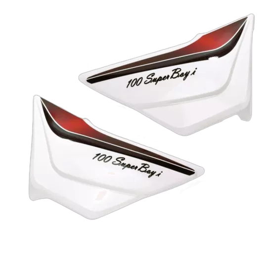 Monero Mondial 100 Superboy İ Yan Akü Kapak Takım Beyaz 