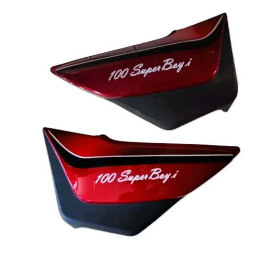 Monero Mondial 100 Superboy İ Yan Akü Kapak Takım Kırmızı 