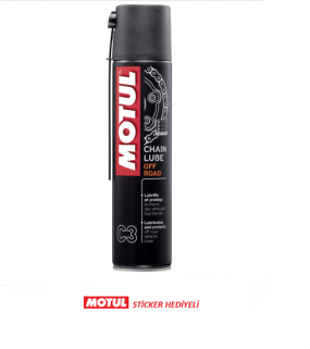 Motul C3 Offroad Motosiklet Zincir Yağı + Sticker