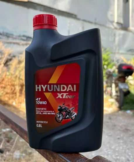 Hyundai Hyundai Xteer 4t Sae 10W-40 Sentetik Motosiklet Yağı 800 ml.
