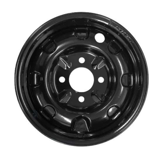 GMS 400*12 Elektrikli Kasalı Üç Tekerlekli Arka Jant Siyah 4 Bijonlu