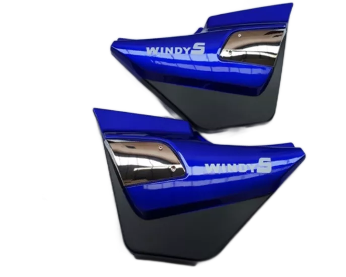 GTEM Kanuni Windy S Yan Kapak Sağ Sol Takım Mavi