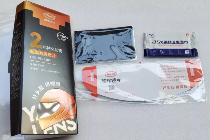 GOGO KASK BUHAR CAMI (YAPIŞTIRMALI) UNIVERSAL PINLOCK