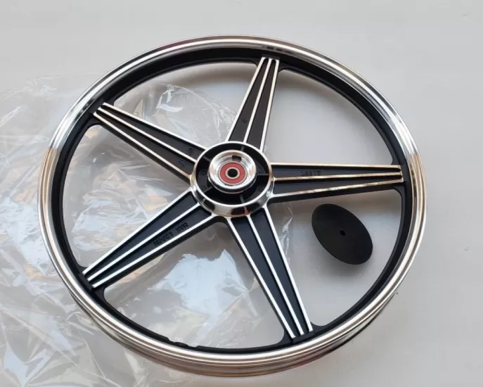 GTEM Cg Agk MG Superboy Ön Jant Siyah Çelik Diskli Fren Uyumlu