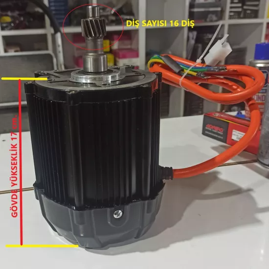 GTEM Elektrikli Üç Tekerli Dc Motor 60v-1200 W