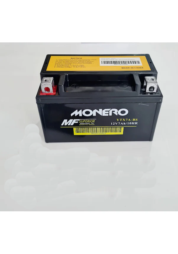Monero  Mondial 151 Rs 150 Zc Hc 125 Mt Uyumlu Akü 12 V. 7 A.