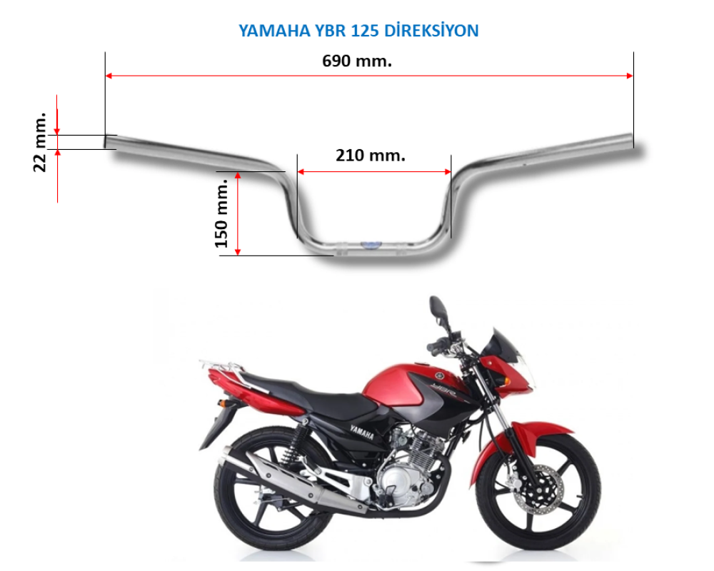 Monero%20YAMAHA%20YBR%20125%20DİREKSİYON